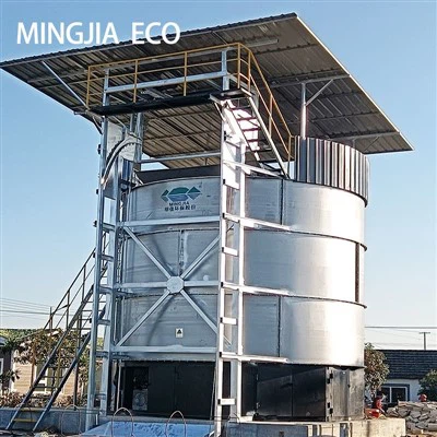 Lóðrétt rotmassa vél